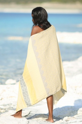 Ancilla Yellow Peshtemal