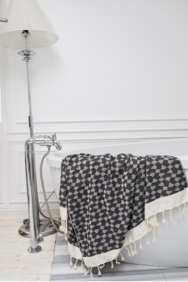 CHAPUTS Aphrodithe Black Peshtemal CHAPUTS Aphrodithe Black Peshtemal