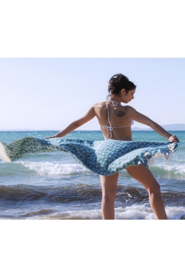 CHAPUTS Aphrodithe Navy Blue Peshtemal CHAPUTS Aphrodithe Navy Blue Peshtemal