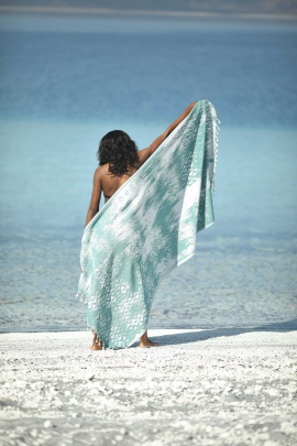 CHAPUTS Areola Green Peshtemal