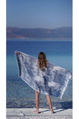 CHAPUTS Areola Navy Blue Peshtemal CHAPUTS Areola Navy Blue Peshtemal