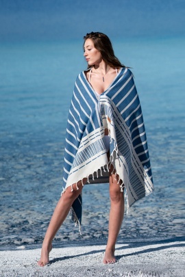 Astrea Navy Blue Peshtemal