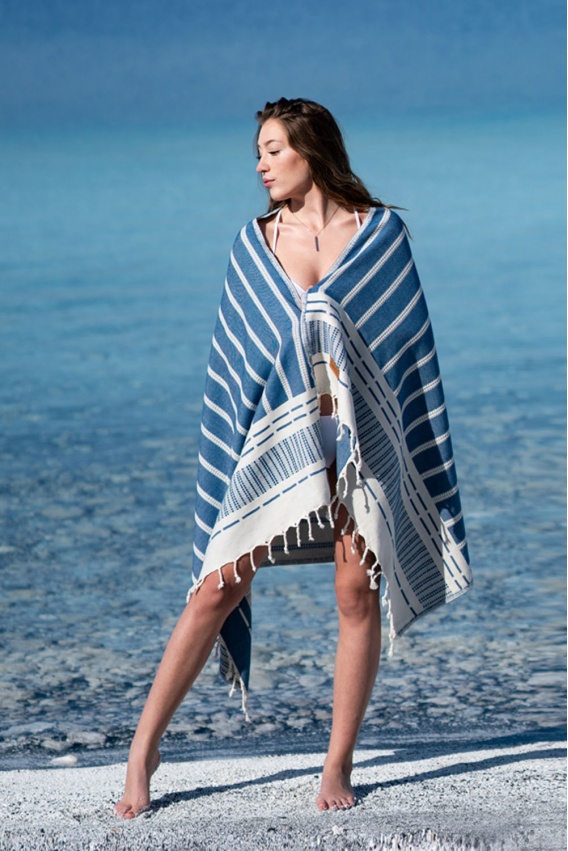 Astrea Navy Blue Peshtemal