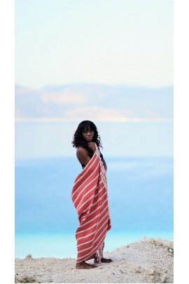 CHAPUTS Astrea Red Peshtemal