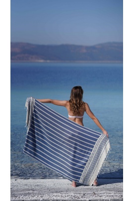 CHAPUTS Astrea Navy Blue Peshtemal