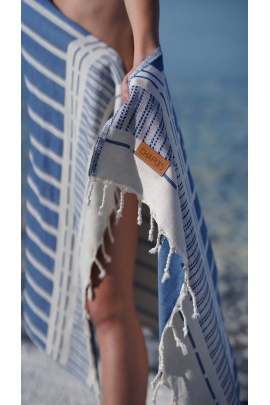 CHAPUTS Astrea Navy Blue Peshtemal