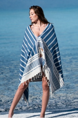 Astrea Navy Blue Peshtemal