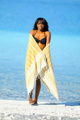 Astrea Yellow Peshtemal