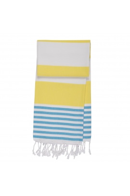 CHAPUTS Boreas Yellow & Turquoise Peshtemal