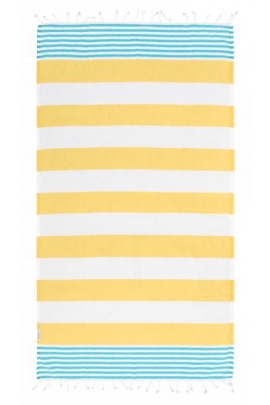 CHAPUTS Boreas Yellow & Turquoise Peshtemal