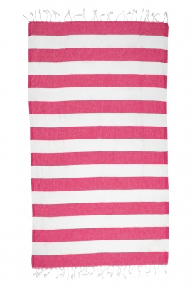 CHAPUTS Capadocia Fuchsia & White Peshtemal CHAPUTS Capadocia Fuchsia & White Peshtemal