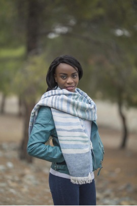 CHAPUTS Jopas Navy Blue Peshtemal  CHAPUTS Jopas Navy Blue Peshtemal