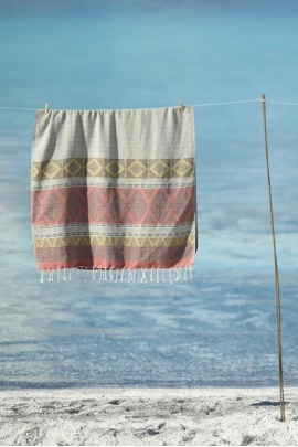 Latirus Yellow & Red Peshtemal