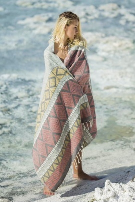 Latirus Yellow & Red Peshtemal