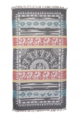 CHAPUTS Melanella Black Peshtemal 