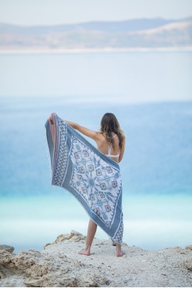 CHAPUTS Nassa Blue Peshtemal CHAPUTS Nassa Blue Peshtemal