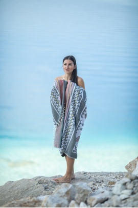 CHAPUTS Nassa Black Peshtemal