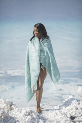 CHAPUTS Natica Green Peshtemal  CHAPUTS Natica Green Peshtemal