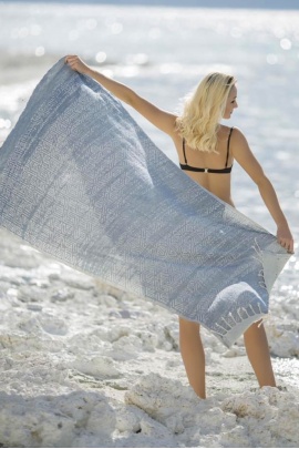 Natica Navy Blue Peshtemal