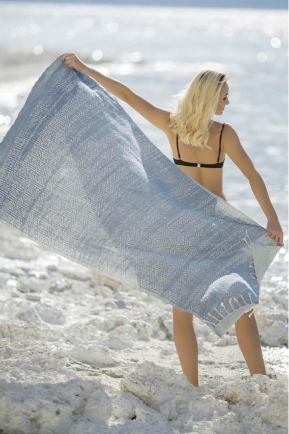 Natica Navy Blue Peshtemal