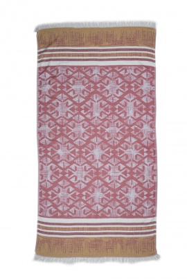 SAUDADE Nautilus Red Peshtemal (Sustainable Cotton)