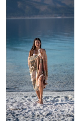 CHAPUTS Nerite Yellow & Red Peshtemal CHAPUTS Nerite Yellow & Red Peshtemal