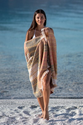 Nerite Yellow & Red Peshtemal