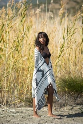 CHAPUTS Nesta Black Peshtemal CHAPUTS Nesta Black Peshtemal