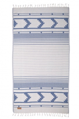 CHAPUTS Nesta Navy Blue Peshtemal