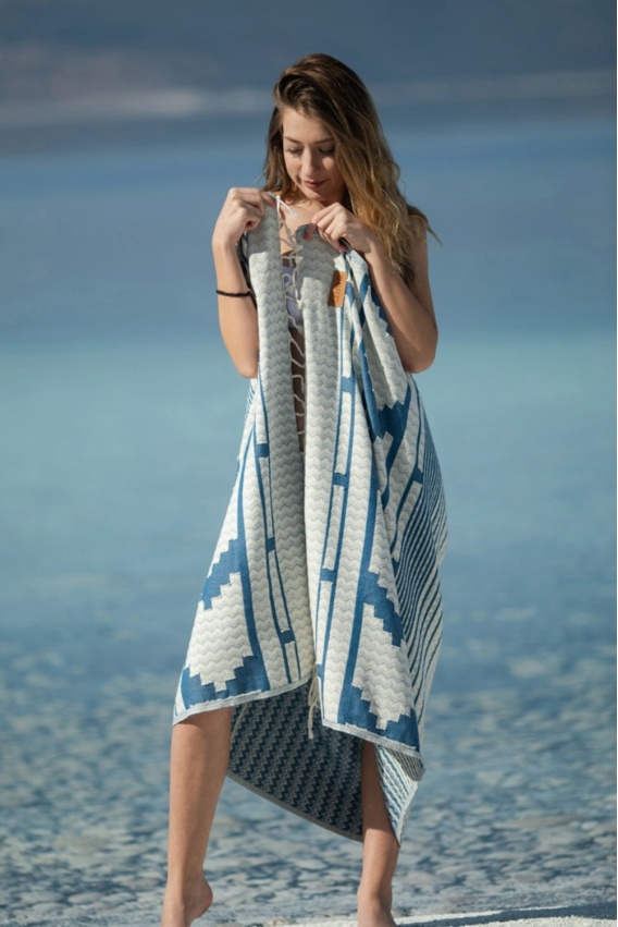 Nesta Navy Blue Peshtemal