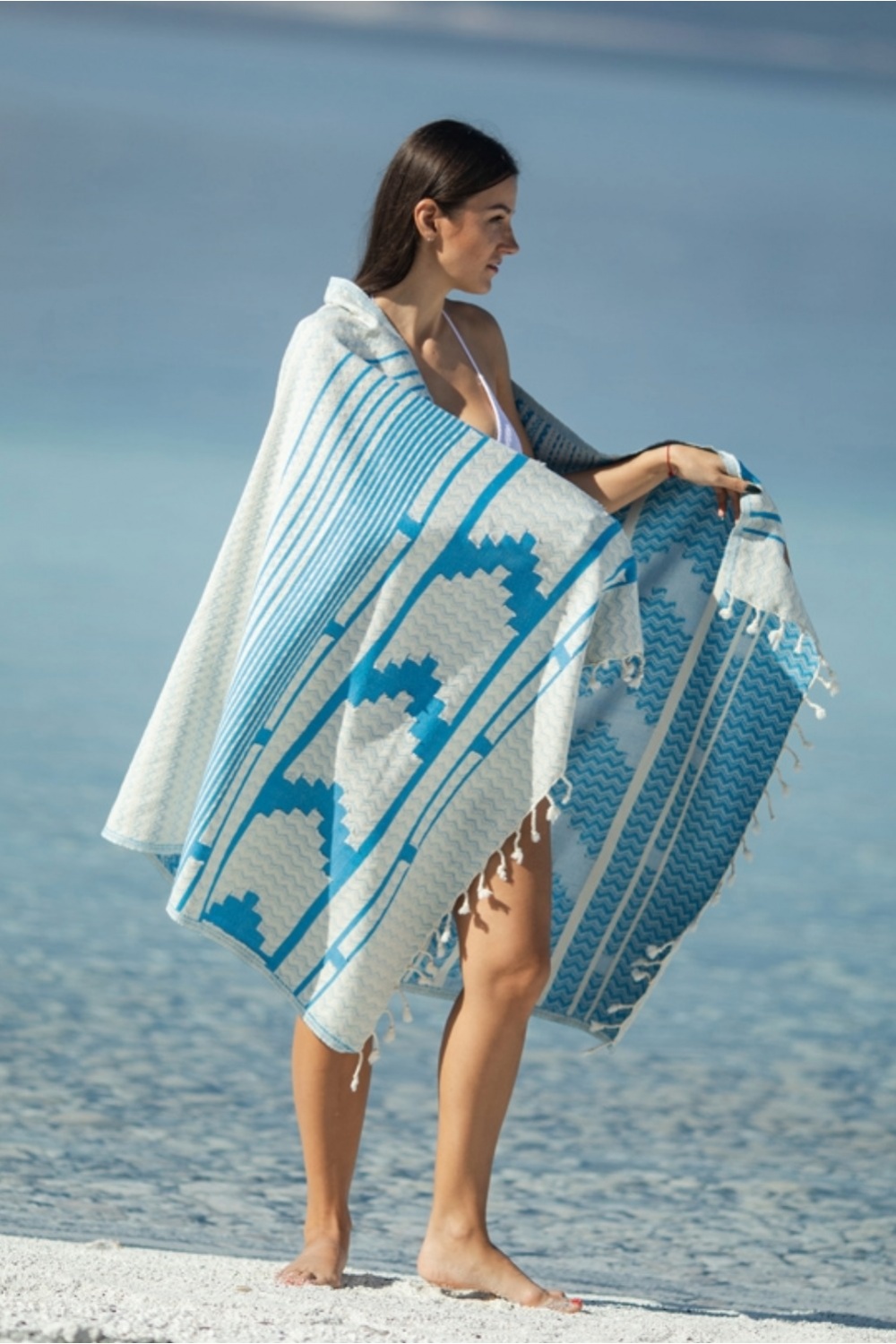 Nesta Turquoise Peshtemal