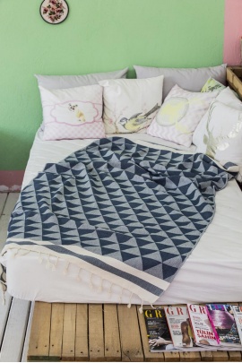 CHAPUTS Niobe Navy Blue Peshtemal