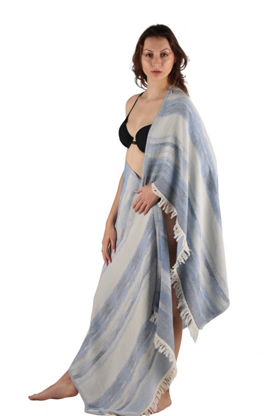 Paua Navy Blue Peshtemal