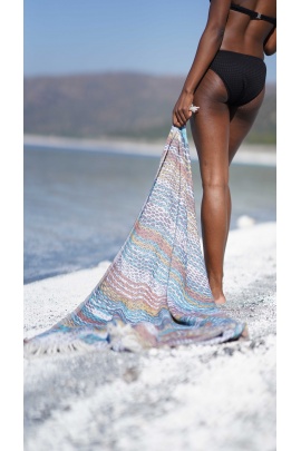 CHAPUTS Pica Navy Blue & Yellow Peshtemal