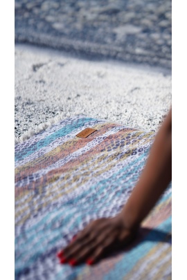 CHAPUTS Pica Navy Blue & Yellow Peshtemal