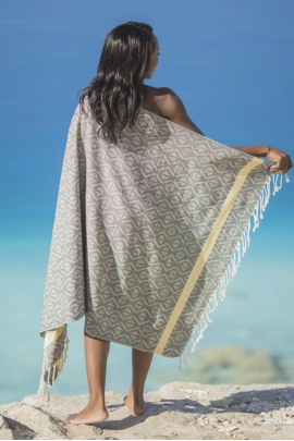 Pupa Black & Yellow Peshtemal