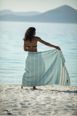 CHAPUTS Sundia Light Blue Peshtemal CHAPUTS Sundia Light Blue Peshtemal