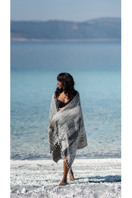 CHAPUTS Tonna Black Peshtemal CHAPUTS Tonna Black Peshtemal