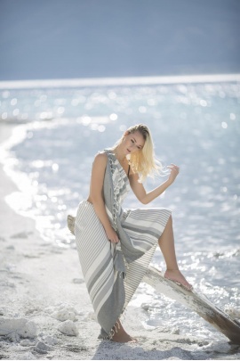 CHAPUTS Torellia Black Peshtemal CHAPUTS Torellia Black Peshtemal