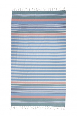 CHAPUTS Trivia Blue & Green Peshtemal CHAPUTS Trivia Blue & Green Peshtemal