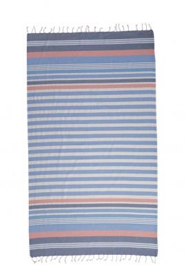 CHAPUTS Trivia Blue & Navy Blue  Peshtemal CHAPUTS Trivia Blue & Navy Blue  Peshtemal