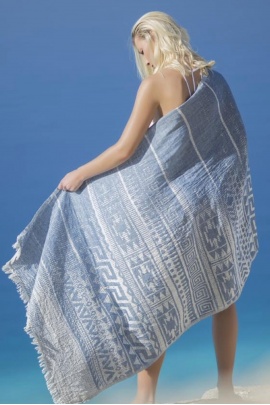 Venusta Navy Blue Peshtemal