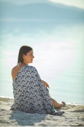 CHAPUTS Vitta Navy Blue Peshtemal CHAPUTS Vitta Navy Blue Peshtemal