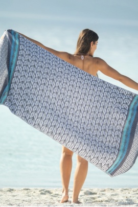 Vitta Navy Blue Peshtemal