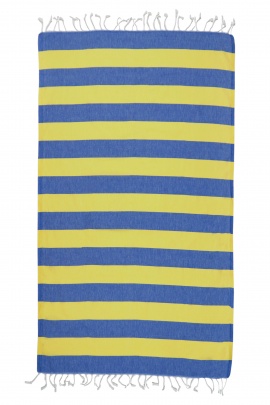 CHAPUTS Clotho Blue & Yellow Peshtemal CHAPUTS Clotho Blue & Yellow Peshtemal