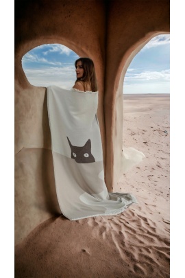 CHAPUTS Luna Throw - Beige & Brown CHAPUTS Luna Throw - Beige & Brown