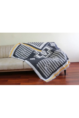 CHAPUTS Geo Throw - Black & Yellow
