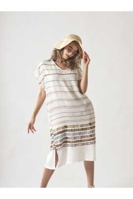 ATELIER CHAPUTS Back Tied Ethnic Dress