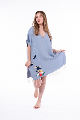 ATELIER CHAPUTS Comona Blue Dress