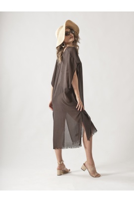 ATELIER CHAPUTS V-Neck Black Dress